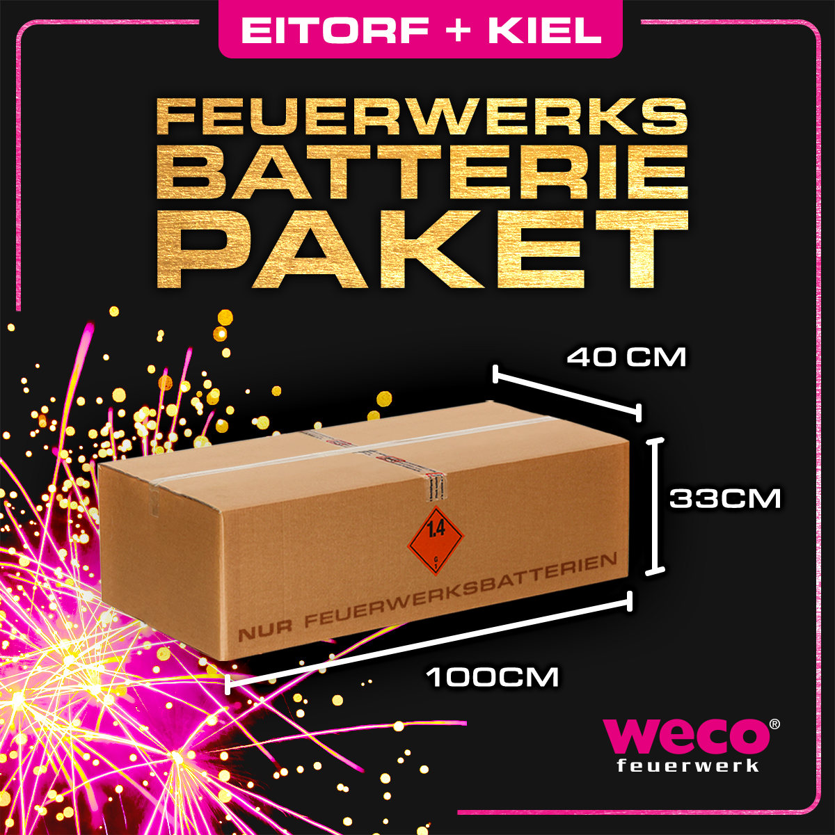 Feuerwerksbatterie-Paket